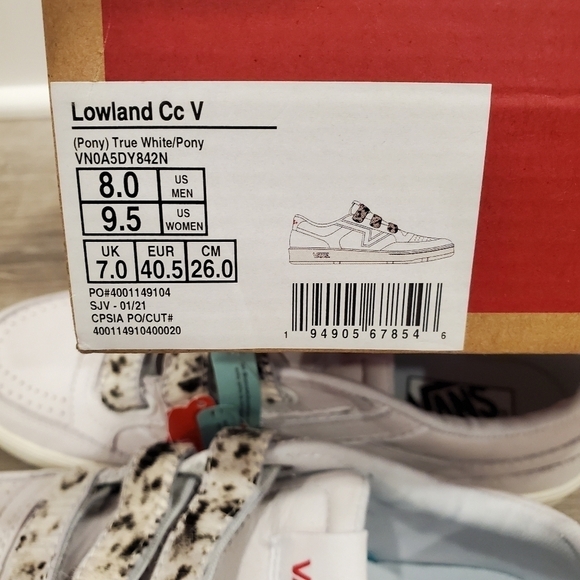 NEW Vans Lowland Cc V Pony Shoes - Picture 6 of 6